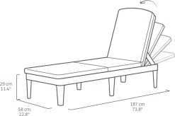 Allibert Jaipur Ligbed - 58x187,5x29 Cm - Grafiet 29 Allibert Jaipur Ligbed - 58x187,5x29 Cm - Grafiet -Philips Hue Winkel 1200x796 1