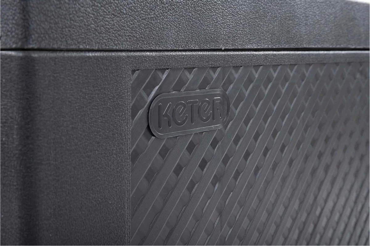 Keter Emily Opbergbox - 118x45x57 Cm - 270L - Grafiet 6 Keter Emily Opbergbox - 118x45x57 Cm - 270L - Grafiet - Afbeelding 4