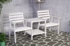 Tuinbank - Romeo Tete A Tete - Wit - 170cm -Philips Hue Winkel 1200x799 10