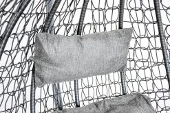 Hangstoel - Ei Stoel - Met Grijze Standaard & Kussens - Tot 125kg -Philips Hue Winkel 1200x800 143