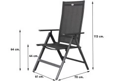 Hartman Aruba Aluminium Tuinstoel - Antraciet Verstelbaar -Philips Hue Winkel 1200x800 152