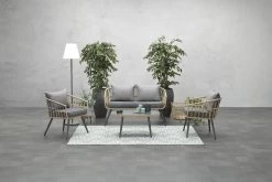 Garden Impressions Franklin Loungeset 4-delig - Wicker - Carbon Black/mystic Grey -Philips Hue Winkel 1200x800 298