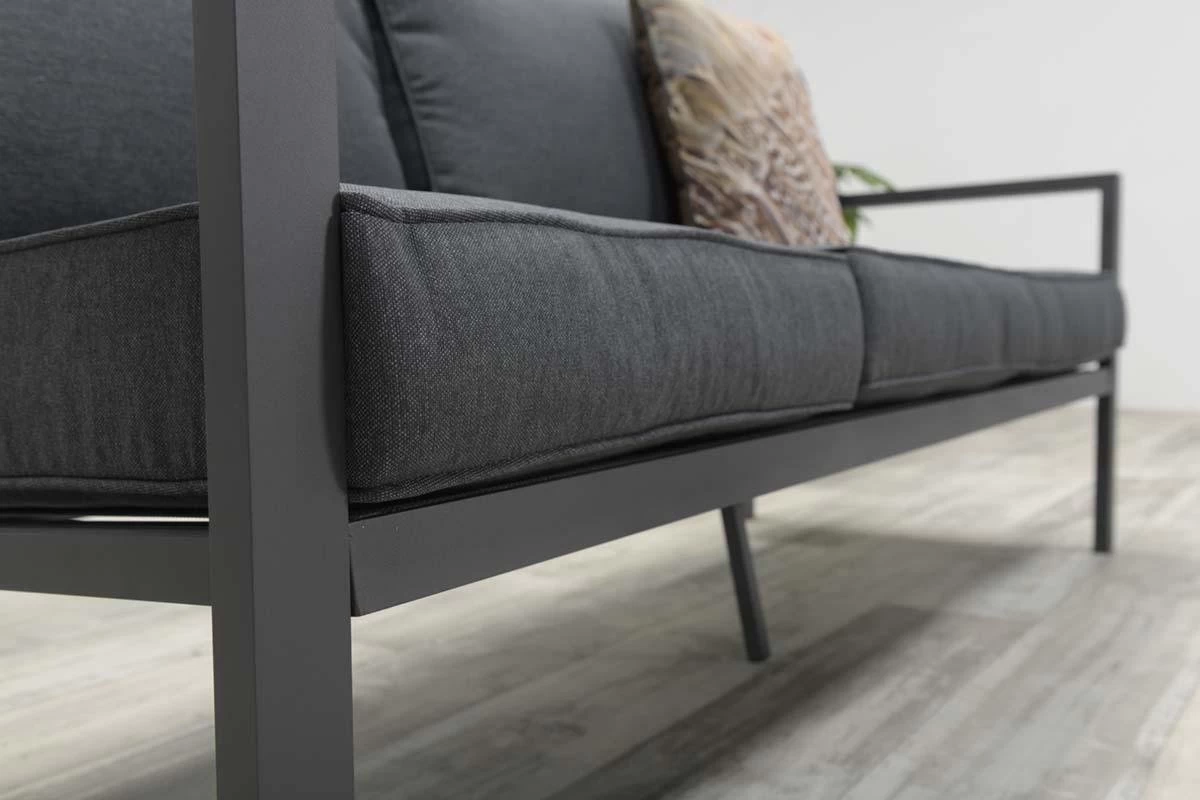 Garden Impressions Durban Loungeset - 4-delig - Zwart 6 Garden Impressions Durban Loungeset - 4-delig - Zwart - Afbeelding 4