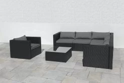Intimo Garden Levanzo Loungeset – Zwart - 5 Tot 6 Persoons -Philips Hue Winkel 1200x800 328