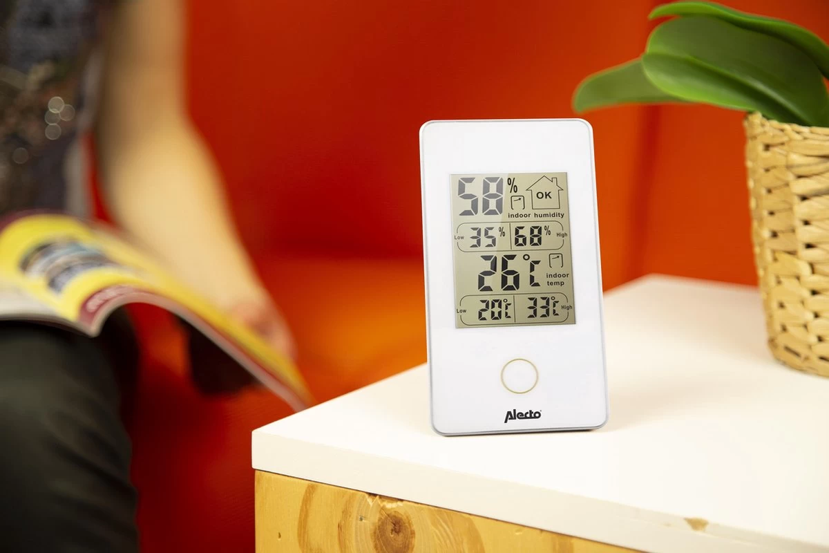 Alecto WS-75 - Digitale Binnenthermometer - Wit 7 Alecto WS-75 - Digitale Binnenthermometer - Wit - Afbeelding 5