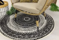 Lola Egg Relaxstoel - Natural Sand - Mand Stoel -Philips Hue Winkel 1200x800 58