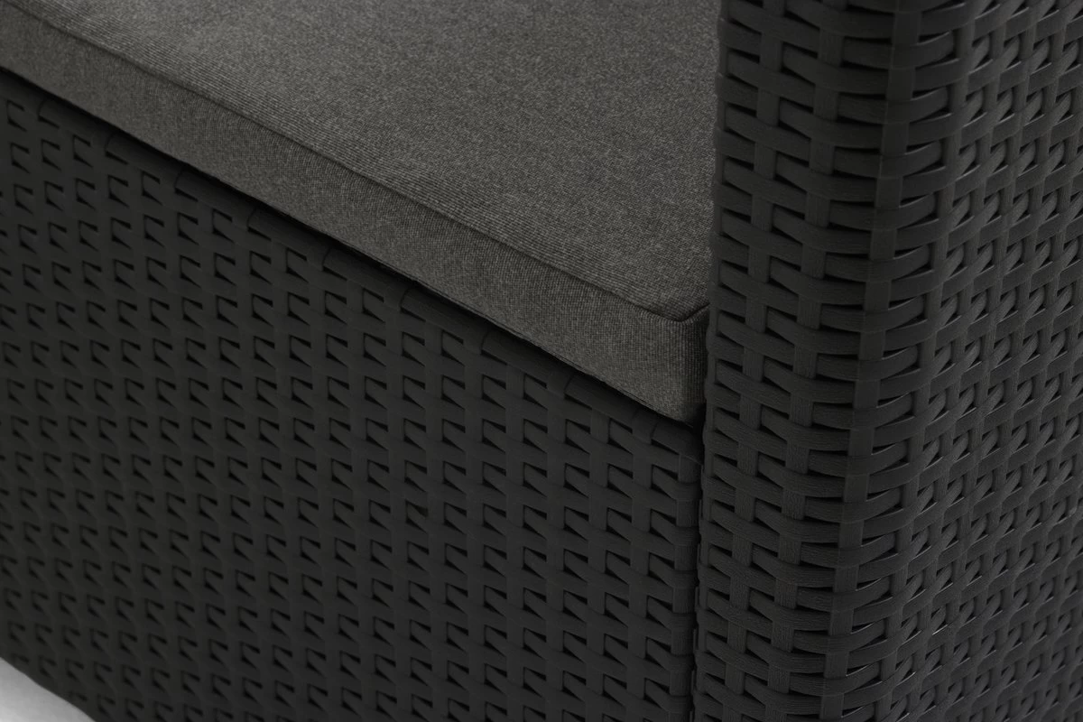 Keter Marie Hoek Loungeset Met Orlando Tafel - 6 Personen - Antraciet 5 Keter Marie Hoek Loungeset Met Orlando Tafel - 6 Personen - Antraciet - Afbeelding 3