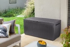 Opbergbox Tuin - Kussenbox Waterdicht - Bruin - Zitbox Kussenbox Voor Buiten - Voor Tuinmeubelen - Tuinkussens - Opberg Tuin - Kussenboxen - XL - Groot - 305 Liter -Philips Hue Winkel 1200x800 8