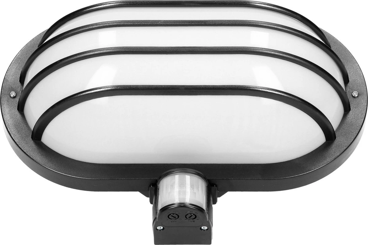 Buitenlamp Met Bewegingssensor LASO - Tuinverlichting 180° - Buitenverlichting Met IP44 - Wandlamp Buiten - Muurlamp 230 Volt Voor Max. 60 Watt - Zwart 4 Buitenlamp Met Bewegingssensor LASO - Tuinverlichting 180° - Buitenverlichting Met IP44 - Wandlamp Buiten - Muurlamp 230 Volt Voor Max. 60 Watt - Zwart - Afbeelding 2