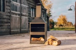 MaxxGarden Tuinhaard Grieks Arton - Terrashaard - Vuurkorf - BBQ - Terrasverwarmer - Terrasverwarming - Sfeerhaard - Ø44 X 118cm - Zwart -Philips Hue Winkel 1200x801 21