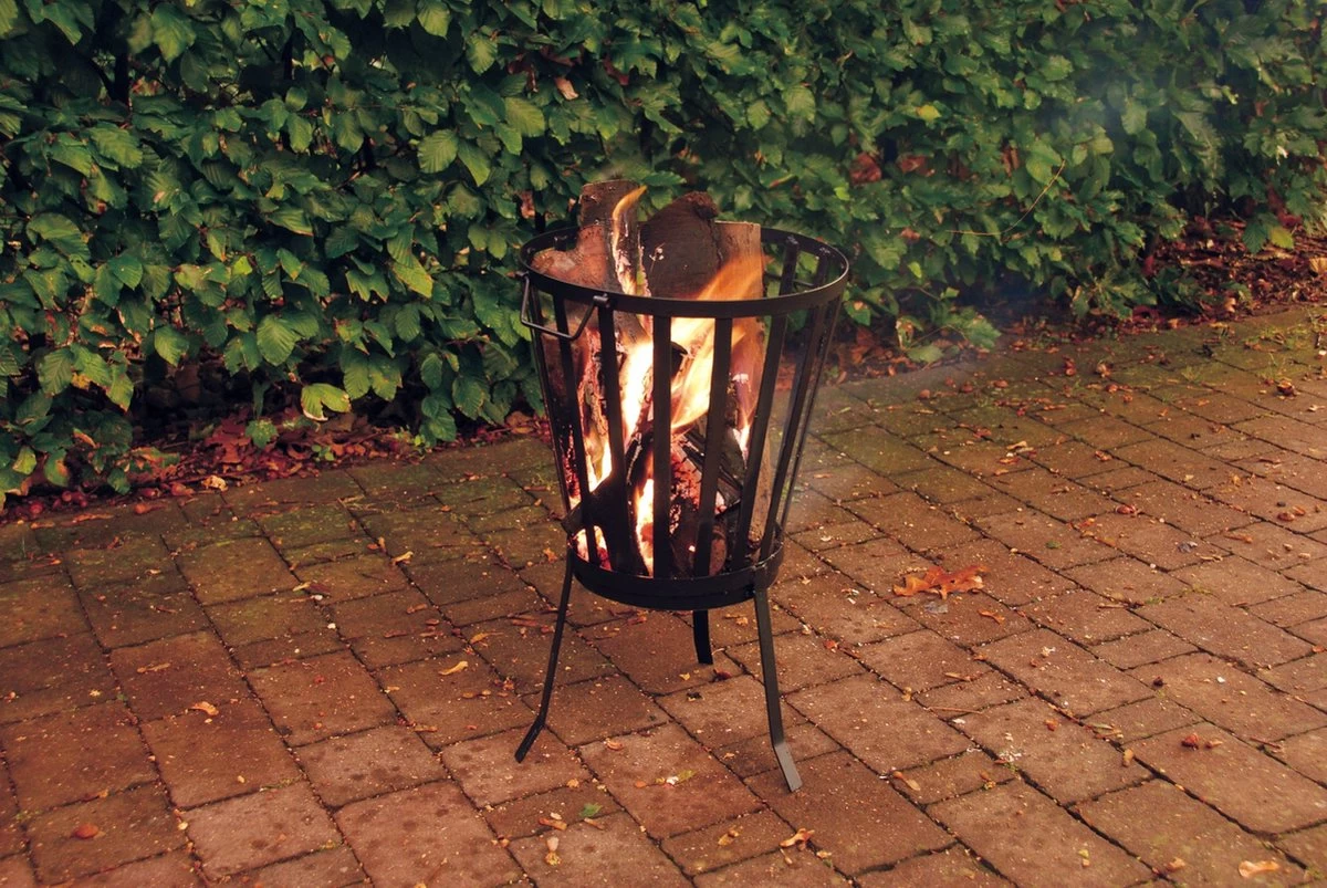 HEAT Outdoor Living Vuurkorf Straight Rond Zwart Staal - Vuurkorf - Vuurschaal BBQ - Vuurschaal Voor Buiten - Terraskachel - Tuinkachel - Terrashaard - Vuurkorf Voor Buiten - Vuurkorf BBQ - Vuurton - 35x35x56.8 Cm 7 HEAT Outdoor Living Vuurkorf Straight Rond Zwart Staal - Vuurkorf - Vuurschaal BBQ - Vuurschaal Voor Buiten - Terraskachel - Tuinkachel - Terrashaard - Vuurkorf Voor Buiten - Vuurkorf BBQ - Vuurton - 35x35x56.8 Cm - Afbeelding 5