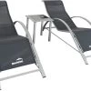 MaxxGarden Ligbed Set - 2 Stuks Zwart - Met Tafel - Sun Loungers - Loungebed -Philips Hue Winkel 1200x809 4