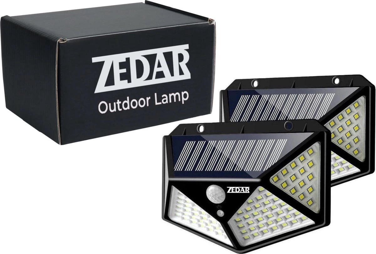 Buitenlamp Met Bewegingssensor Op Zonne Energie - Buitenverlichting Met Dag Nacht Sensor - Solar Wandlamp Buiten - 2 Stuks Van Zedar 10 Buitenlamp Met Bewegingssensor Op Zonne Energie - Buitenverlichting Met Dag Nacht Sensor - Solar Wandlamp Buiten - 2 Stuks Van Zedar - Afbeelding 8
