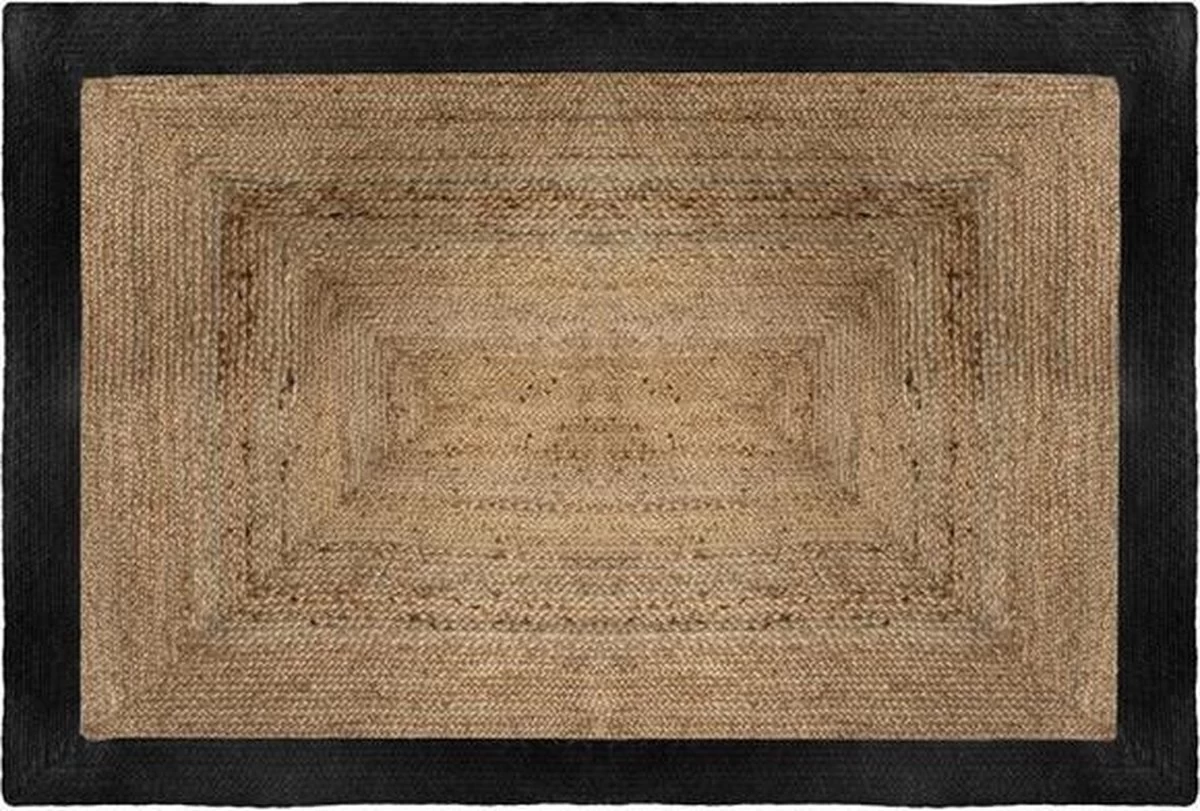 Jute Kleed Met Zwarte Rand 170 Cm X 120 Cm 7 Jute Kleed Met Zwarte Rand 170 Cm X 120 Cm - Afbeelding 5