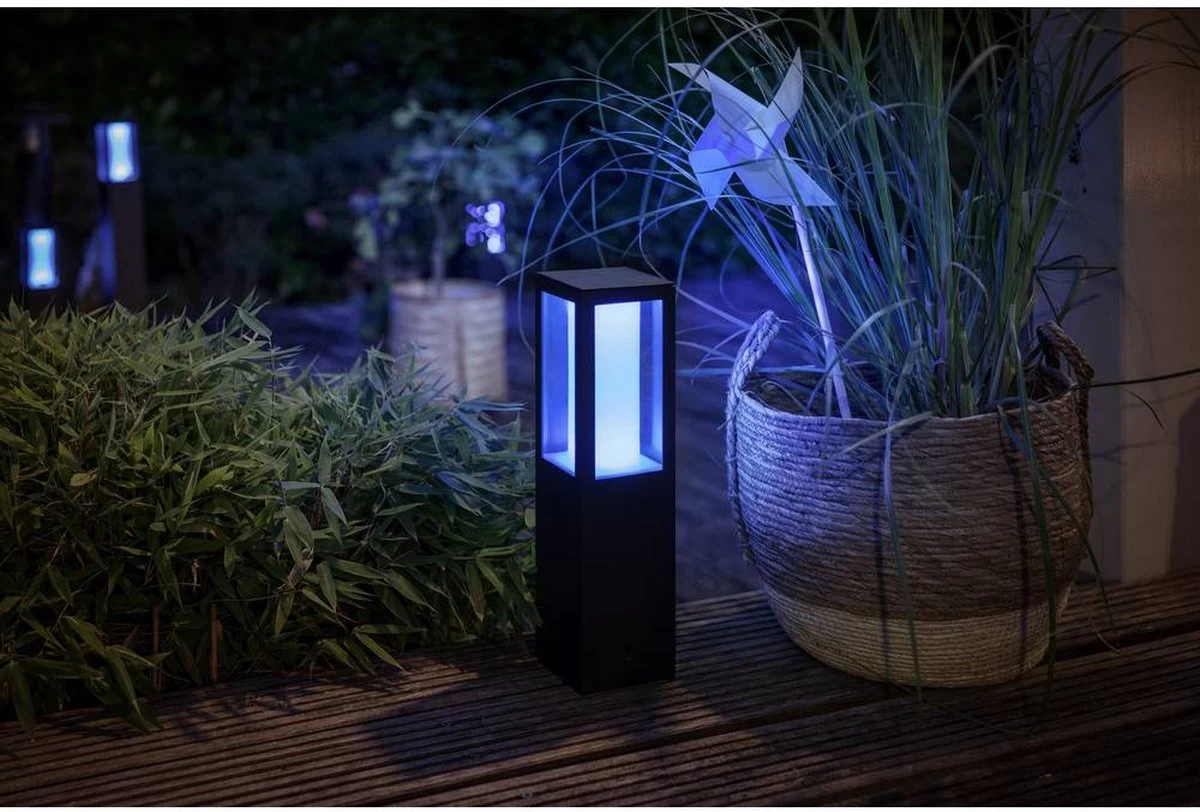 Philips Hue Impress Sokkellamp - Wit En Gekleurd Licht - Zwart - Laag 13 Philips Hue Impress Sokkellamp - Wit En Gekleurd Licht - Zwart - Laag - Afbeelding 11