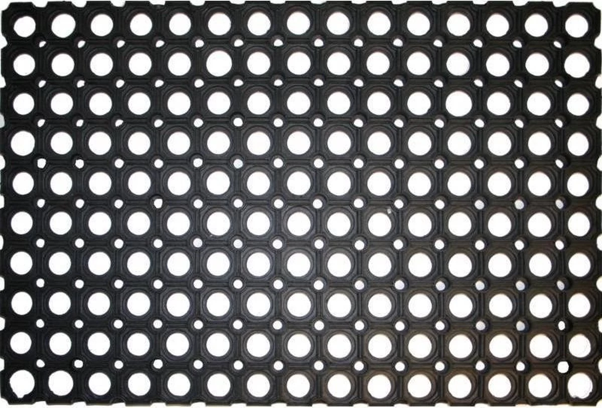 Benson Deurmat - Rubberring - 40 X 60 Cm - Zwart 4 Benson Deurmat - Rubberring - 40 X 60 Cm - Zwart - Afbeelding 2