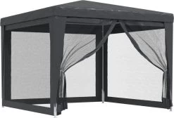 Prolenta Premium Partytent Met 4 Mesh Zijwanden 3x3 M HDPE Antracietkleurig -Philips Hue Winkel 1200x816 2