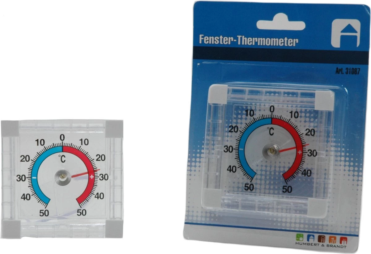 Merkloos Binnen/buiten/tuin Raam Thermometer Zelfklevend 8 X 8 Cm - Raamthermometer 3 Merkloos Binnen/buiten/tuin Raam Thermometer Zelfklevend 8 X 8 Cm - Raamthermometer