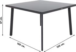 Wellington Lounge Dining Set - Carbon Black -Philips Hue Winkel 1200x827 3
