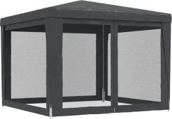 Prolenta Premium Partytent Met 4 Mesh Zijwanden 3x3 M HDPE Antracietkleurig -Philips Hue Winkel 1200x832 3