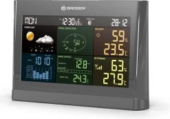 Bresser 5-in-1 Weerstation - Met Multifunctionele Buitensensor - Met Regen- En Windmeter - Grijs -Philips Hue Winkel 1200x839 4