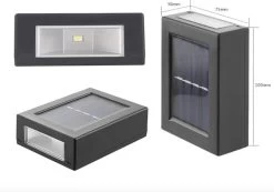 Merkloos Solar Tuinverlichting - Tuinverlichting Op Zonneenergie - Solar Wandlamp Voor Buiten - 2 LED Lichten - Warm Wit Licht - 2 Stuks - Large -Philips Hue Winkel 1200x839 5