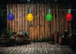 Tuin Lichtsnoer Met Kleur Lampjes Van WDMT™ | 13,55 Meter Lang | 20 Stuks LED Lamp Tuin Verlichting Snoer | Sfeervolle Tuinverlichting -Philips Hue Winkel 1200x852 4