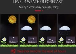 Diamond Weather Weerstation - Draadloos - Binnen En Buiten - Met Sensor Voor Buiten - 100M Bereik - Touchscreen - Met Usb-lader Voor Opladen- Houtskleur -Philips Hue Winkel 1200x852 5