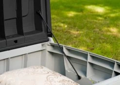 Keter Novel Opbergbox - 340L - 124x55x62.5cm - Grijs -Philips Hue Winkel 1200x855 4