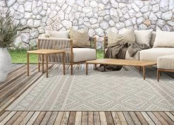 The Carpet Calgary Vloerkleed Voor Buiten En Buiten Buitenkleed Tuintapijt Buitentapijt Beige Diamant 140 X 200 Cm -Philips Hue Winkel 1200x859