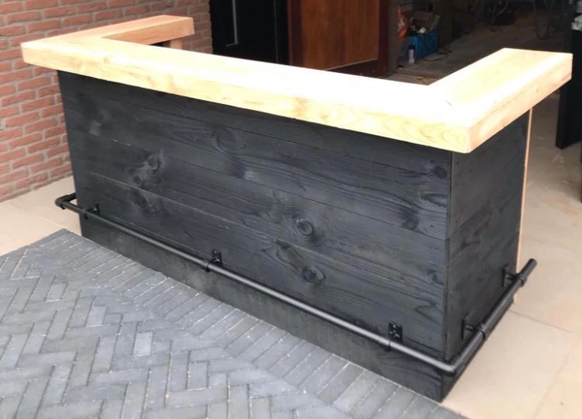 Tuinbar Douglashout - JB WoodWorkers - Bar Dalfsen - Tuin En Overkapping 3 Tuinbar Douglashout - JB WoodWorkers - Bar Dalfsen - Tuin En Overkapping