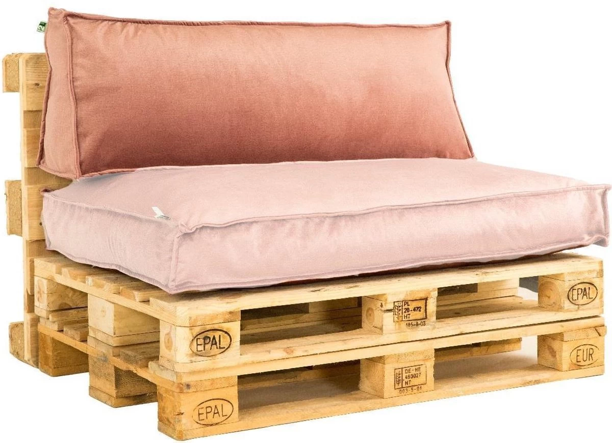 2L Home & Garden Rugkussen Velvet Oud Roze - 120 X 40cm 11 2L Home & Garden Rugkussen Velvet Oud Roze - 120 X 40cm - Afbeelding 9