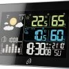 Auriol Weerstation - Draadloos - Binnen En Buiten - Met Sensor - 100M Bereik - Zwart