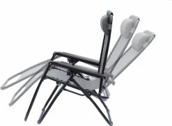 Alice's Garden Campingstoel PATRICK - Set Van 2 - Opvouwbaar - Verstelbaar - Grijs -Philips Hue Winkel 1200x877