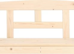 Merkloos Springos Tuinbank | Tuinbankje | Zitbank Buiten | Naaldhout | 119 X 78 X 45 Cm | Licht -Philips Hue Winkel 1200x881