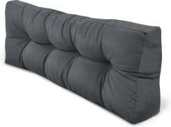 Beautissu Style – Palletkussen Set – 1x Zitkussen 120x80 Cm & 1x Rugkussen 120x40 Cm – Graphiet Grijs -Philips Hue Winkel 1200x895 5