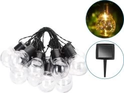 Aigostar 10VRG Solar Lichtsnoer - Lichtslinger Op Zonne-energie - Lampjes Slinger - 20 Transparante LED - 3000K - 5.8 Meter -Philips Hue Winkel 1200x898 4