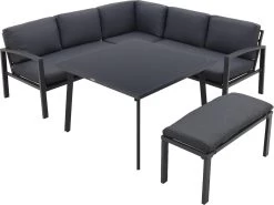 Wellington Lounge Dining Set - Carbon Black -Philips Hue Winkel 1200x899 22