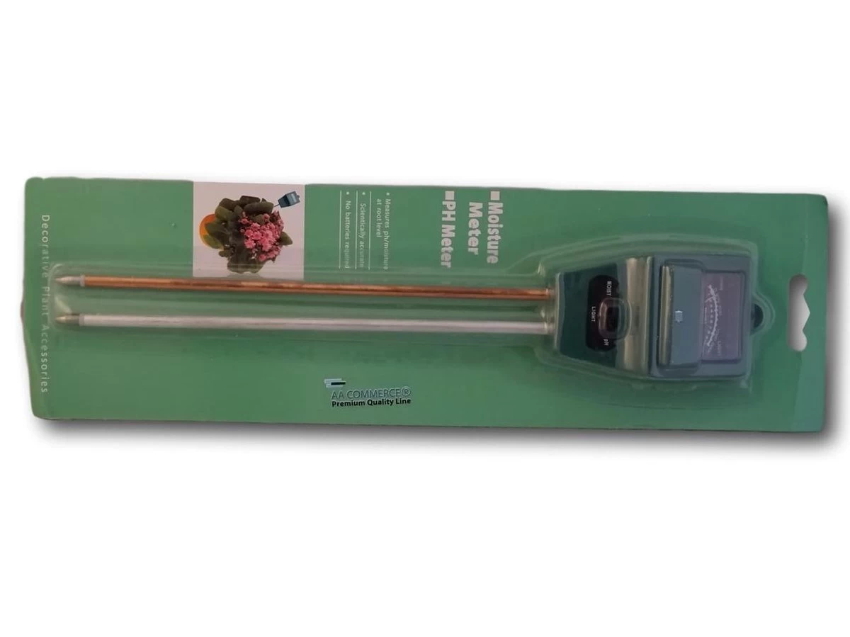 Merkloos 3-in-1 PH Meter / Vochtmeter / Lichtmeter - Voor Grond / Tuin / Bodem / Planten 6 Merkloos 3-in-1 PH Meter / Vochtmeter / Lichtmeter - Voor Grond / Tuin / Bodem / Planten - Afbeelding 4