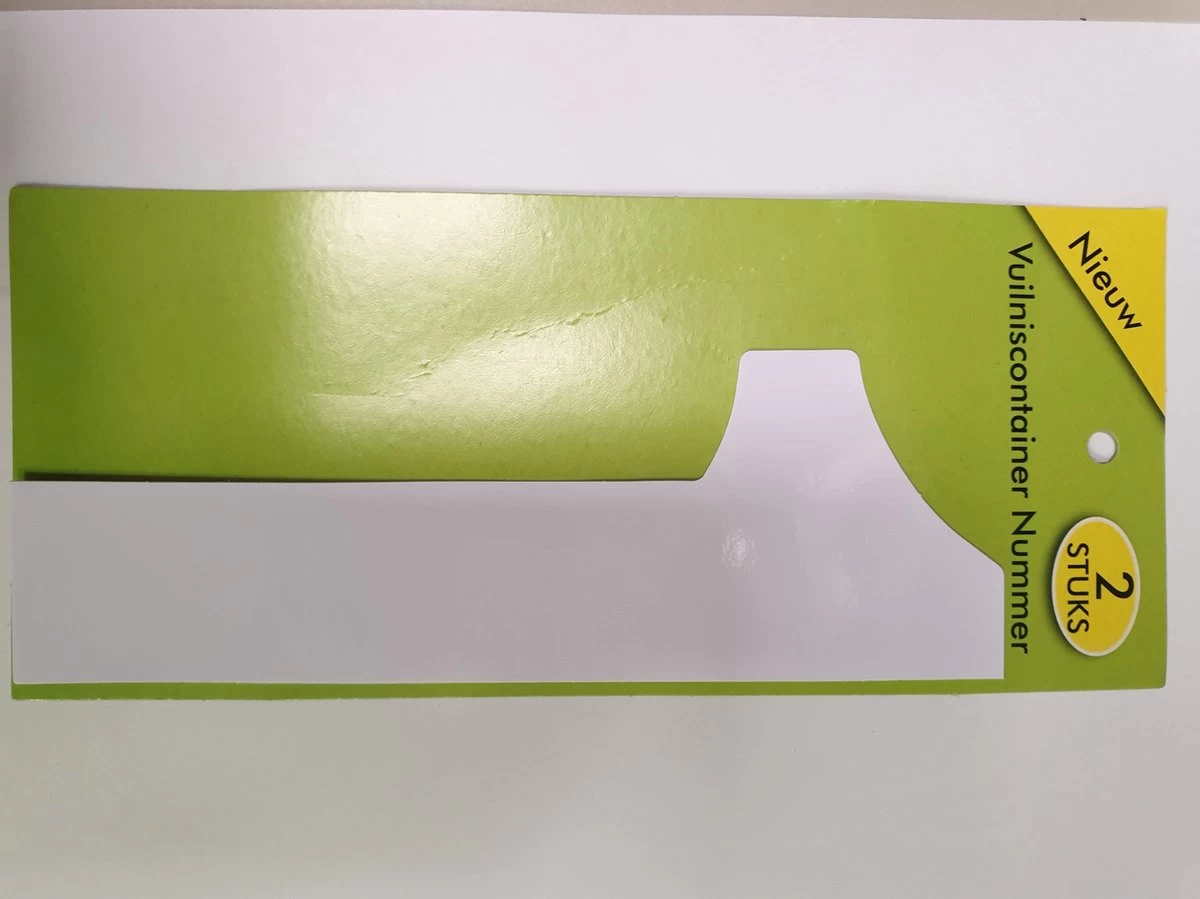 Cijfer 1 - Vuilniscontainer Nummer - 1 - Verpakt Per 2 Stuks - Cijfer Sticker - Nummer Sticker - 17,5 Cm Hoog 5 Cijfer 1 - Vuilniscontainer Nummer - 1 - Verpakt Per 2 Stuks - Cijfer Sticker - Nummer Sticker - 17,5 Cm Hoog - Afbeelding 3