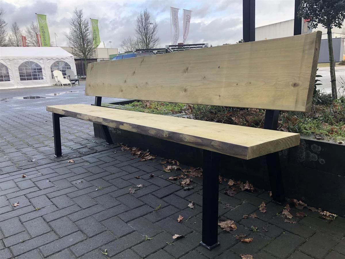 MaximaVida Set Industriële Bankpoten New York- Zwart Gecoat - Maak Zelf Je Bank 7 MaximaVida Set Industriële Bankpoten New York- Zwart Gecoat - Maak Zelf Je Bank - Afbeelding 5