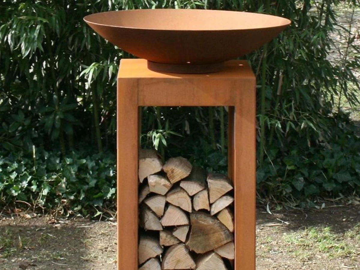 Gofire Adeco Vuurschaal - L - Cortenstaal - 80 Cm 6 Gofire Adeco Vuurschaal - L - Cortenstaal - 80 Cm - Afbeelding 4