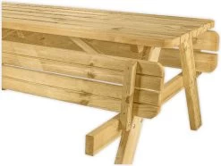 Goedkopepicknicktafels.nl | 180cm Lange Picknicktafel | Tuintafel 6 Persoons | De Luxe 180cm Lang | Geïmpregneerd Grenen Hout! -Philips Hue Winkel 1200x902 4