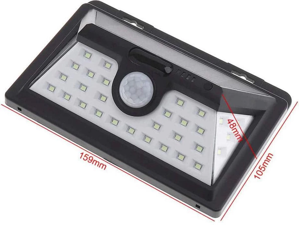 SensaHome Solar Lamp 34 Led Met Bewegingssensor Voor Buitenverlichting | Slimme Lamp | Energievriendelijk Op Zonne-energie | Buitenverlichting Wandlamp Met Sensor En Led 20 SensaHome Solar Lamp 34 Led Met Bewegingssensor Voor Buitenverlichting | Slimme Lamp | Energievriendelijk Op Zonne-energie | Buitenverlichting Wandlamp Met Sensor En Led - Afbeelding 18