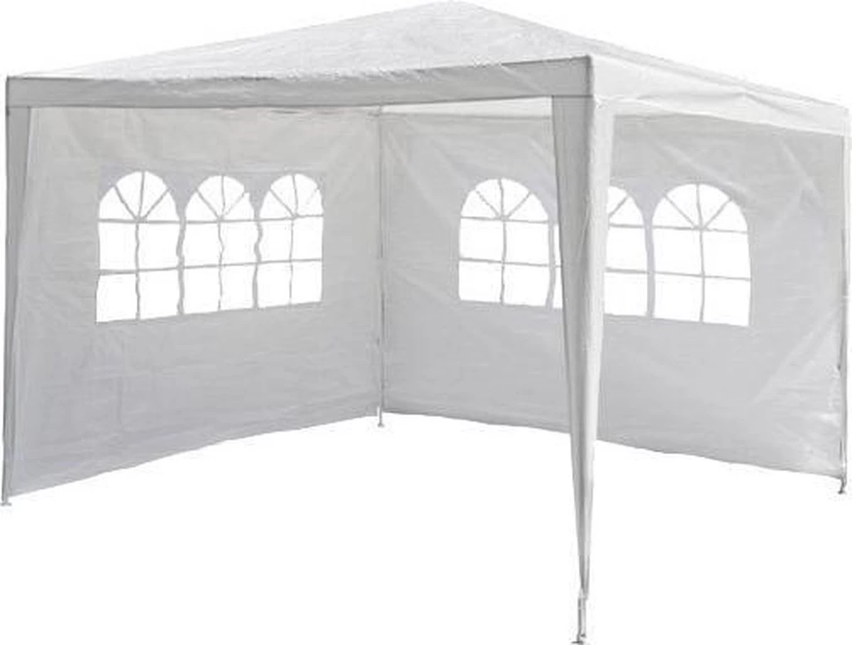 Garden Royal Partytent - 2 Zijwanden - 3 X 3 M - Wit 10 Garden Royal Partytent - 2 Zijwanden - 3 X 3 M - Wit - Afbeelding 8