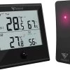 Thermometer Buiten - ZINAPS Digitale Thermometer Binnen Buiten Thermometer Hygrometer Met Outdoor Sensor Kamer Thermometer Wireless Met Groot LCD Display ℃ / ℉ Schakelaar Voor Kantoor, Thuis, Greenhouse, Room -Philips Hue Winkel 1200x910