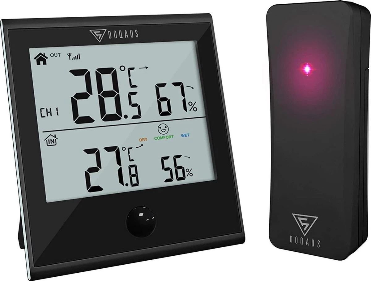 Thermometer Buiten - ZINAPS Digitale Thermometer Binnen Buiten Thermometer Hygrometer Met Outdoor Sensor Kamer Thermometer Wireless Met Groot LCD Display ℃ / ℉ Schakelaar Voor Kantoor, Thuis, Greenhouse, Room 3 Thermometer Buiten - ZINAPS Digitale Thermometer Binnen Buiten Thermometer Hygrometer Met Outdoor Sensor Kamer Thermometer Wireless Met Groot LCD Display ℃ / ℉ Schakelaar Voor Kantoor, Thuis, Greenhouse, Room