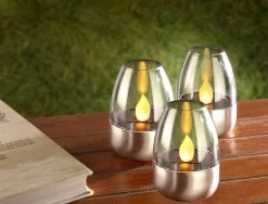 Wetelux Solar Theelichtjes - Set Van 3