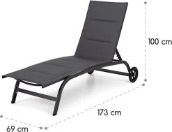 Blumfeldt Limala Tuinstoel - Ligstoel - Relaxstoel - Rugleuning In 6 Standen Verstelbaar - 2 Vielen - Draagkracht: Max. 150 Kg -Philips Hue Winkel 1200x918