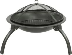 MaxxGarden Vuurschaal - Terrashaard - Vuurkorf - Opvouwbaar - Rond - 56cm